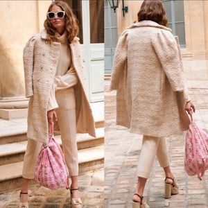 LoveShackFancy NWT Wool Coat Women’s Size 4